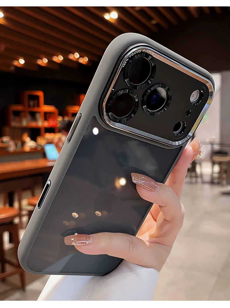 Luxury Transparent Phone Case for IPhone 17 Air 16 15 14 13 12 Pro Max Plus 17Air 17Pro 16Pro i17 Clear Shockproof Bumper Cover