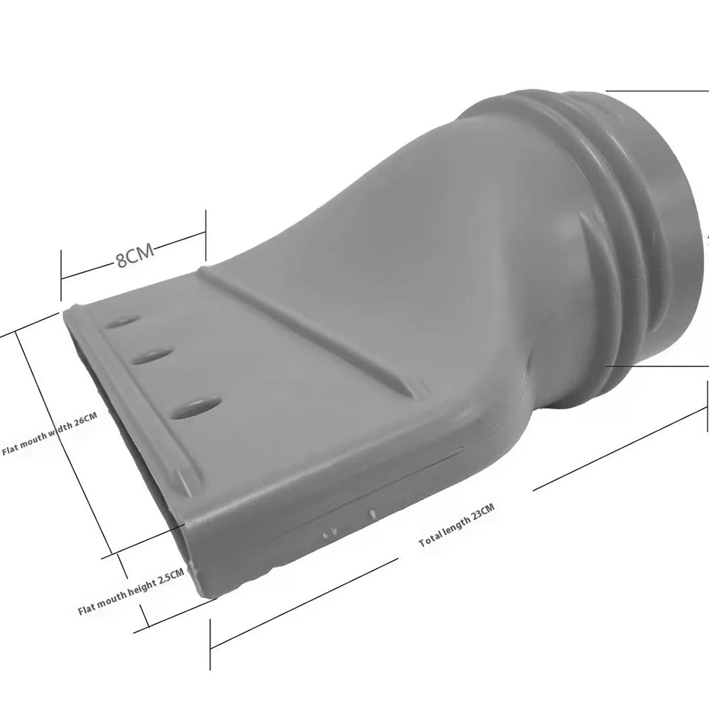 15CM Flat Mouth Joint Exhaust Hose Adapter Portable Mobile Air Conditioner Exhaust  Hose Window Duct Pipe Hose Connector Nozzles