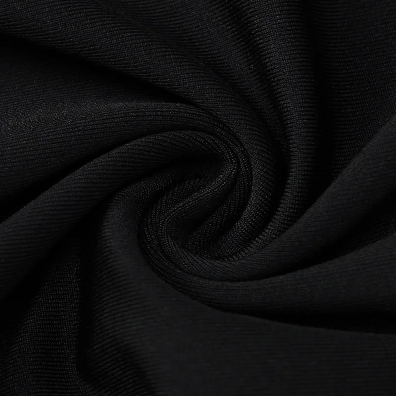 YUZHEXI elegant sleeveless ruched midi dress women commuter bodycon solid color robe black red pink split clothes summer
