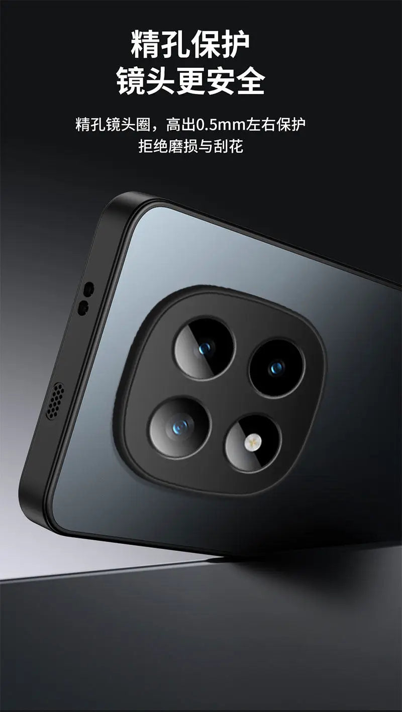 For POCO M8 Pro 5G Shockproof Armor Frosted Case for Mi POCO M 8 M8pro Camera Protection Matte Hard Bumper Cover Shell Capa