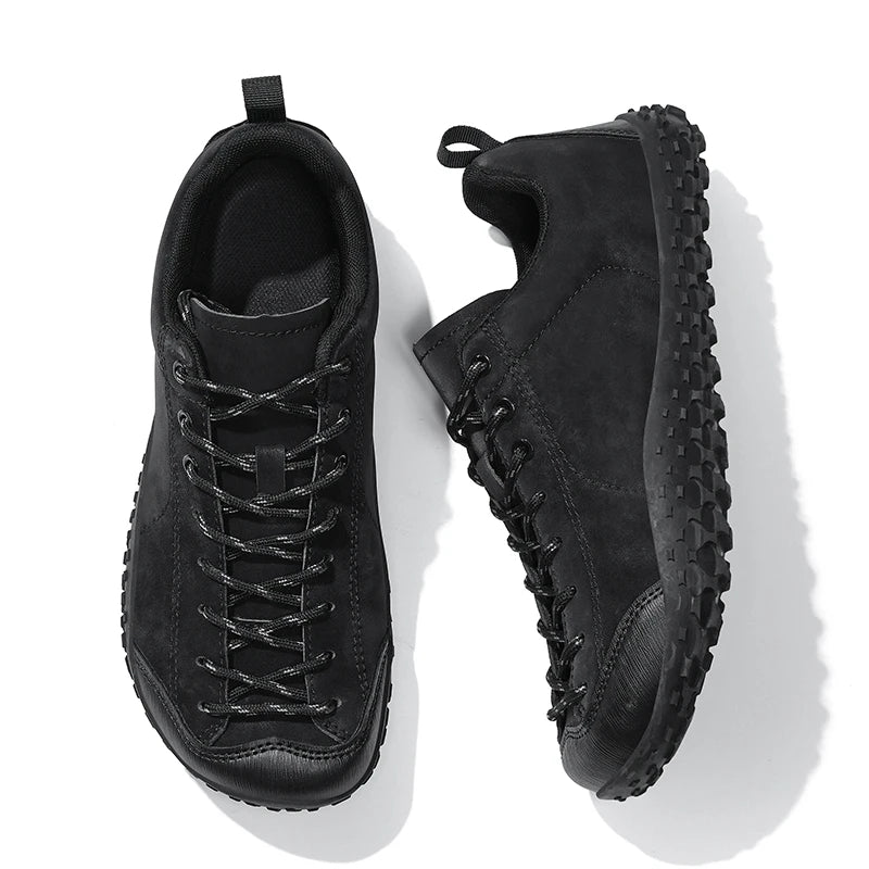 Couple Outdoor Hiking Shoes Slip On Mountaining Shoes Men Wide-Toe-Box Barefoot Shoes for Men Women Walking Shoes Men Sneakers