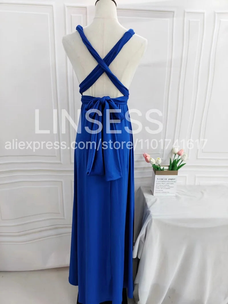 Multiway Maxi Dress Bridesmaid Dress Infinity Cocktail Dress Floor Length Bridesmaid Dress Maxi Dress for Bridesmaid Gifts