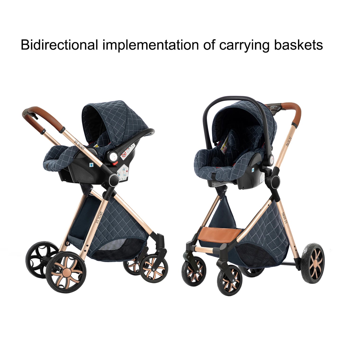 Baby stroller 3 in 1 for newborn Lightweight baby stroller cars for child car seat compact baby stroller foldable baby stroller
