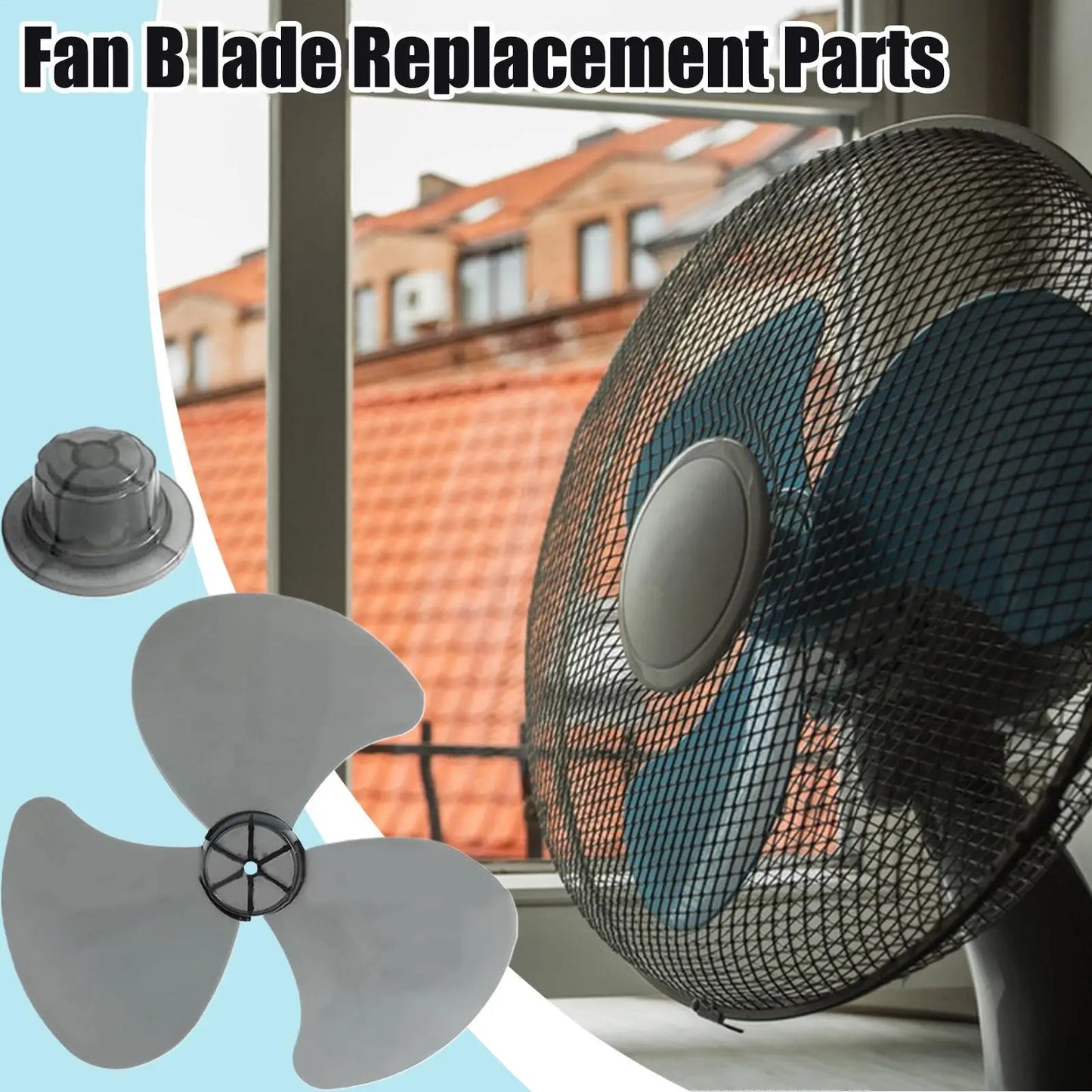 Fan blade replacement electric Standing Floor Fan Leaf Ceiling Fan Cooling Parts for Living Room Bedroom Basement