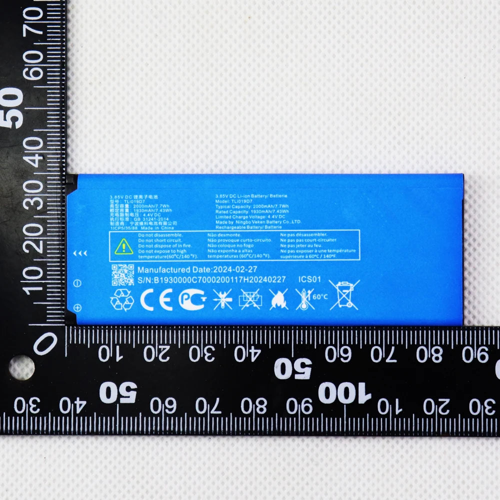Phone Battery For Alcatel TLi013CA 1380mAh/TLi016D1 1680mAh/TLi017C7 1850mAh/TLi017D1 1850mAh/TLi019D7 2000mAh/TLi021E1 2200mAh