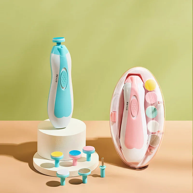 Baby Care Kit Kids Hair Nail Healthcare Thermometer Grooming Brush Kit Clipper Scissors Nail clipper Newborn Care Cleaning Set