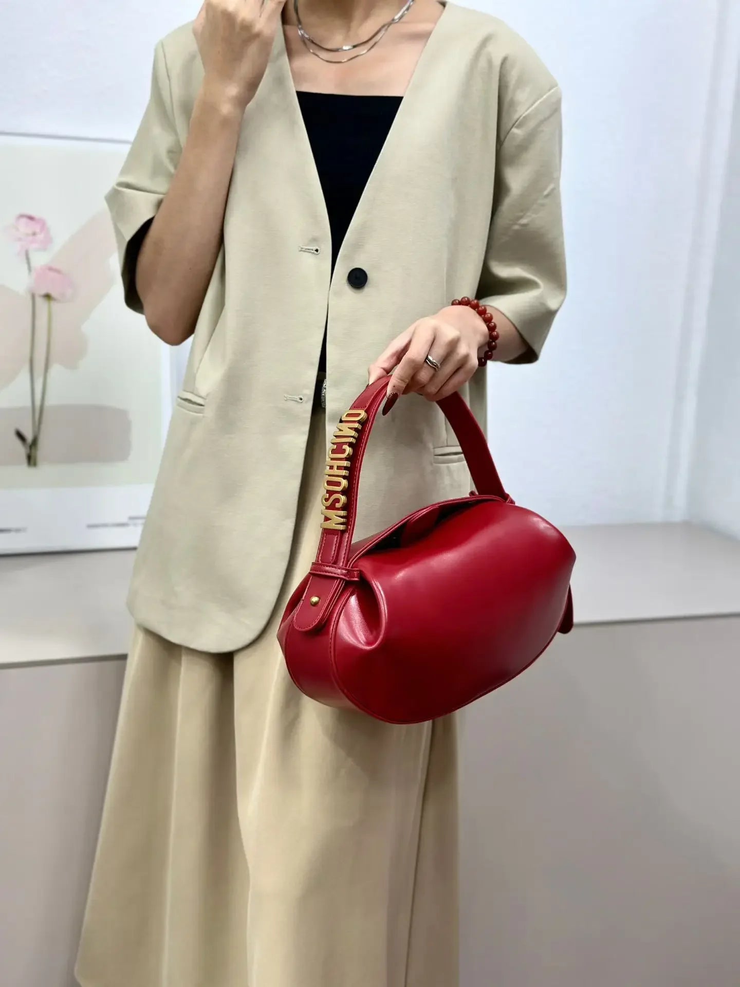 Large Capacity Diaper Bag Women Tote Handbag Shoulder Crossbody Vintage Simple Leather Commuter Luxury