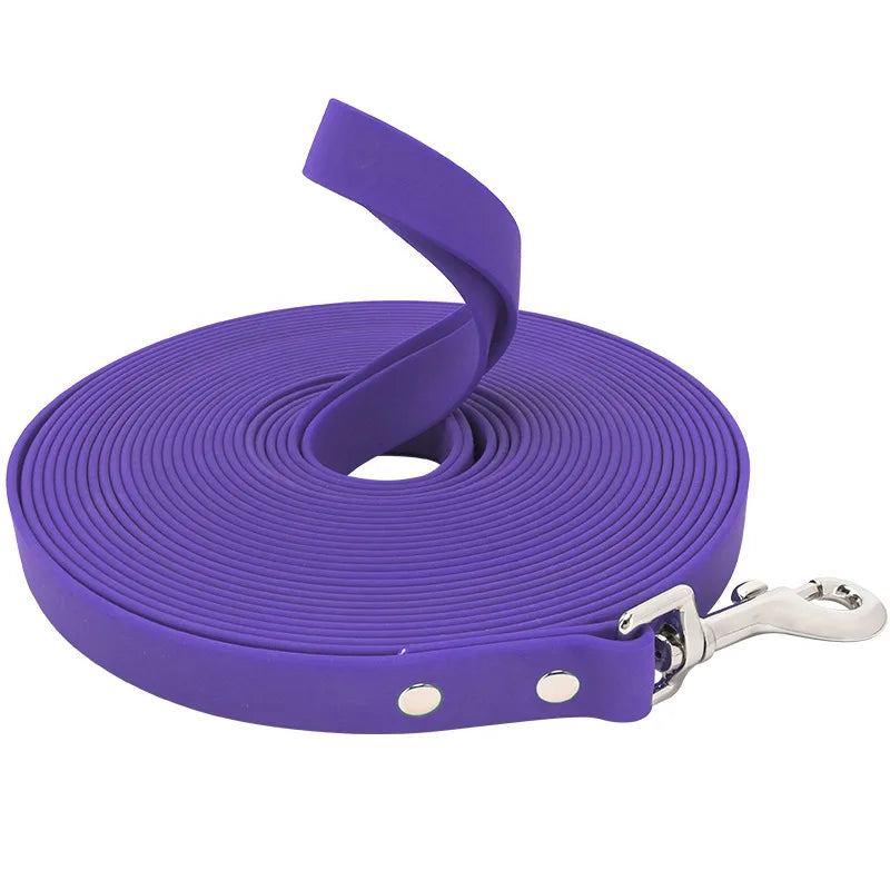 Waterproof Dog Leash PVC Long Dog Training Leash 10 Meters 15m Lead For Dogs Nylon Dog Rope Strong Durable Dog Strap For Dogs