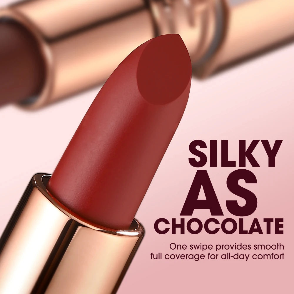 O.TWO.O Lipstick Lip Tint Matte Long Lasting Waterproof Velvet Not Fading Sexy Non-stick Cup Lip Glaze Makeup Cosmetics