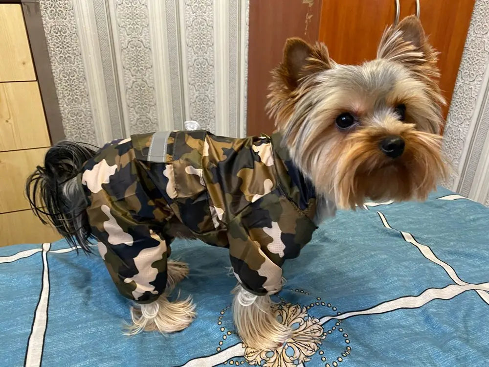 Dog Raincoat Puppy Rain Coat with Hood Reflective Waterproof Dog Clothes Soft Breathable Pet Cat Small Dog Rainwear XS - 5XL