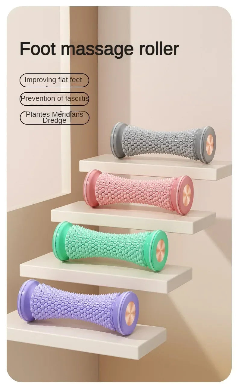 2026 New Best Seller Plastic Manual Foot Massager Massage Roller Yoga Massage Ball Achilles Tendon Roller Foot Massager
