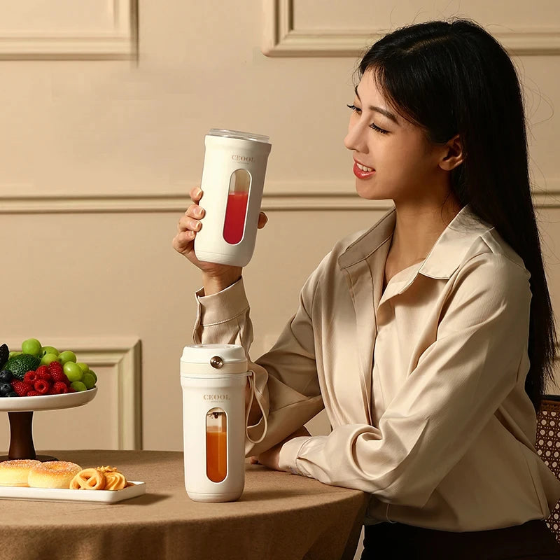 Z30 USB Electric Portable Fruit Blender 350ML Charging Small Quality Home Mini Multi functional Fruit and Vegetable Juice Cup