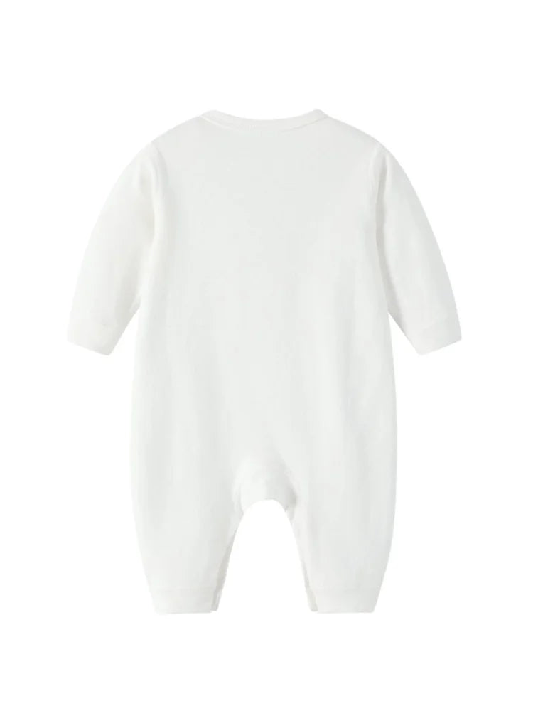 Cute Bow Bear Romper Newborns Clothes Autumn 2025 Hot Sale New Toddler Jumpsuit Hat Bib scarf Set Baby Girls Long sleeves Romper
