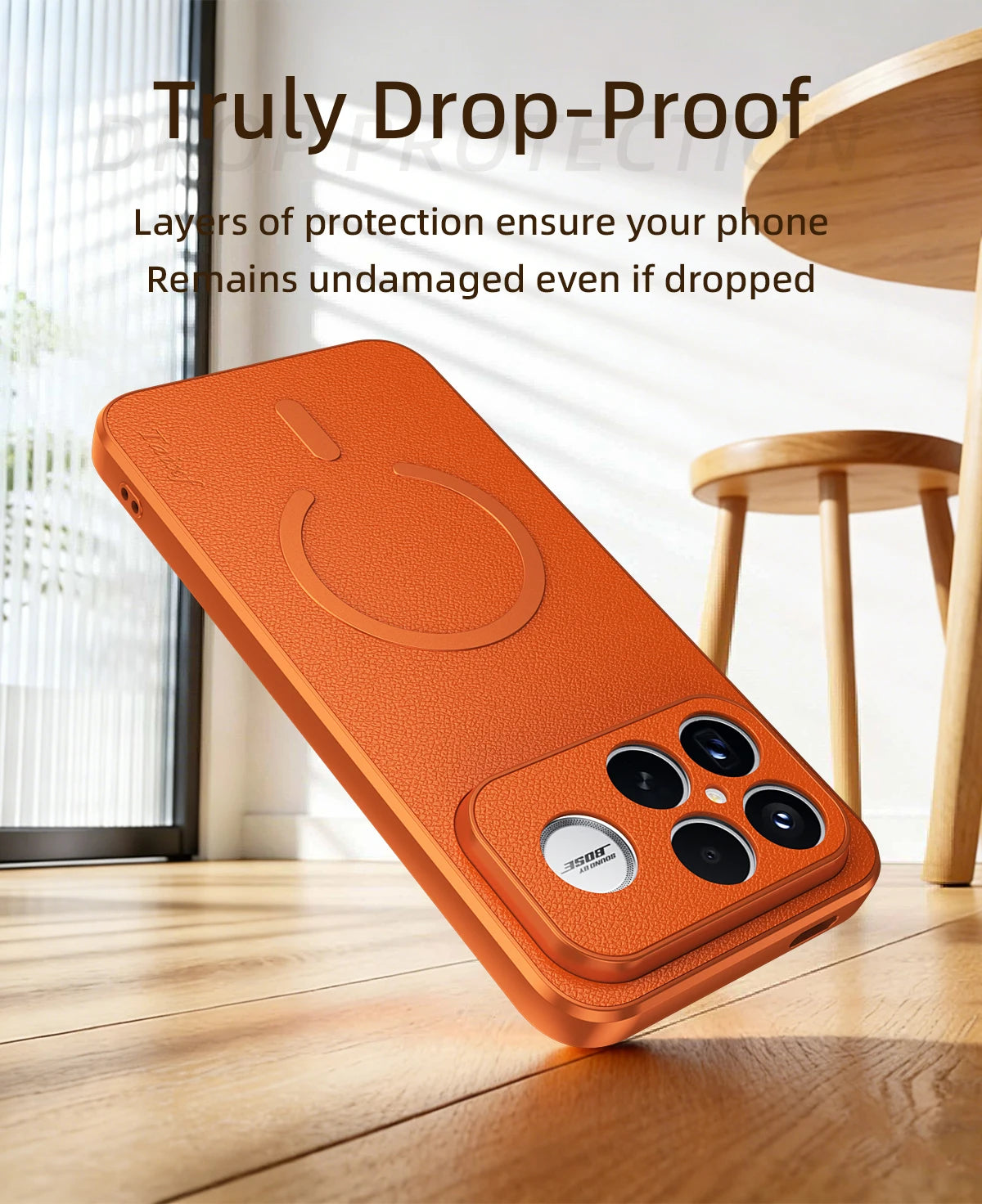 For POCO F8 Ultra Goat Leather TPU Frame Shockproof Case For Redmi K90 Pro Max Built-in Magnetic Strip Lens Protection Shell