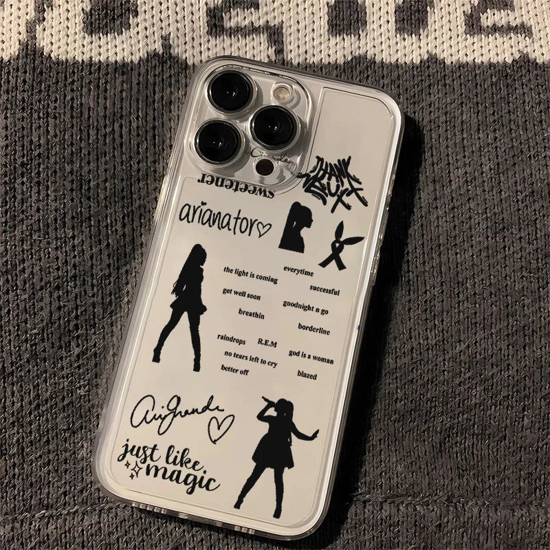 Singer A-Ariana Grandes Hot Phone Case For IPhone 17 16e 16 15 14 13 12 11 Mini Air Pro Max X XR XSMax 7 8 Plus Soft Back Cover