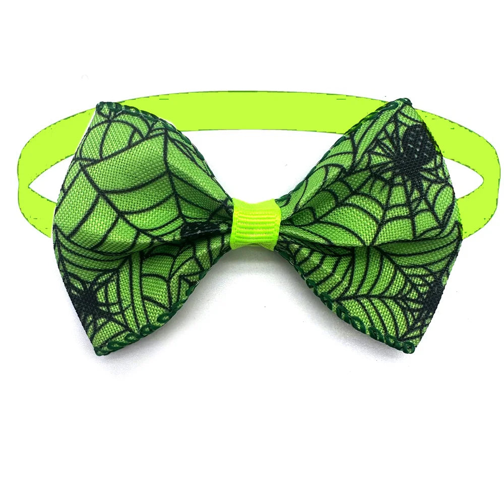 30/50 Pcs Holiday Pet Dog Bow Ties Puppy Halloween Collar Dog Bow Tie Design Puppy Collar for Small Dog Cat Grooming Products