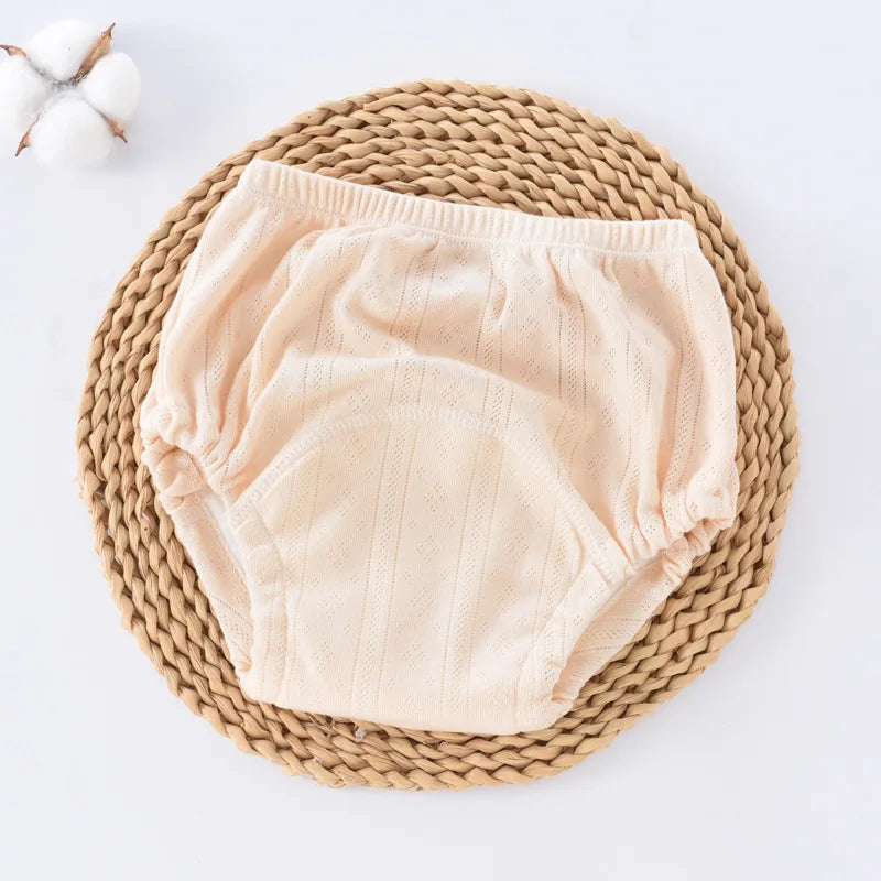 2/3/4/5/8Pc Baby Potty Toilet Training Pants Nappies Cartoon Boys Girls Underwear Cotton TPU WaterProof Panties Reusable Diapers