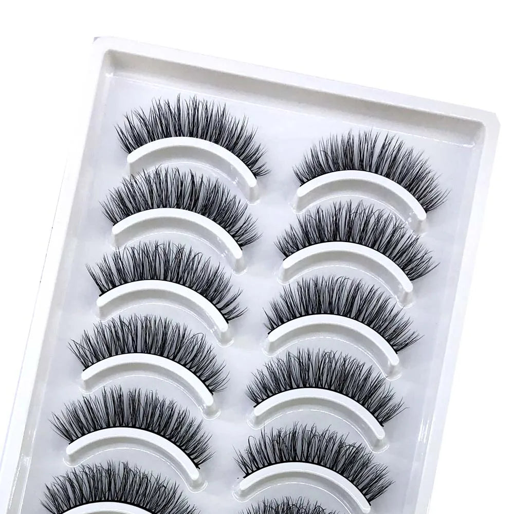 33 Style 10/50/100 Boxes 10Pairs Natural 3D Mink False Eyelashes Makeup Fake Eye Lashes Faux Cils Make Up Beauty Tools Wholesale
