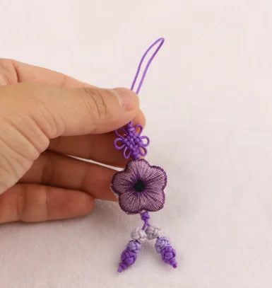 10 Pcs Y2K Bag Charms - Cute Embroidered Butterfly, Fish & Flower Pendants for Keychain, Phone Case Lanyard, Purse Accessory