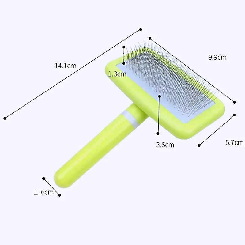 Dog Brush Pet Hair Remover Massage Dog Combs Pet Grooming Stainless Steel Brush for Dogs Knot Opening Cat Comb Dogs Accessories