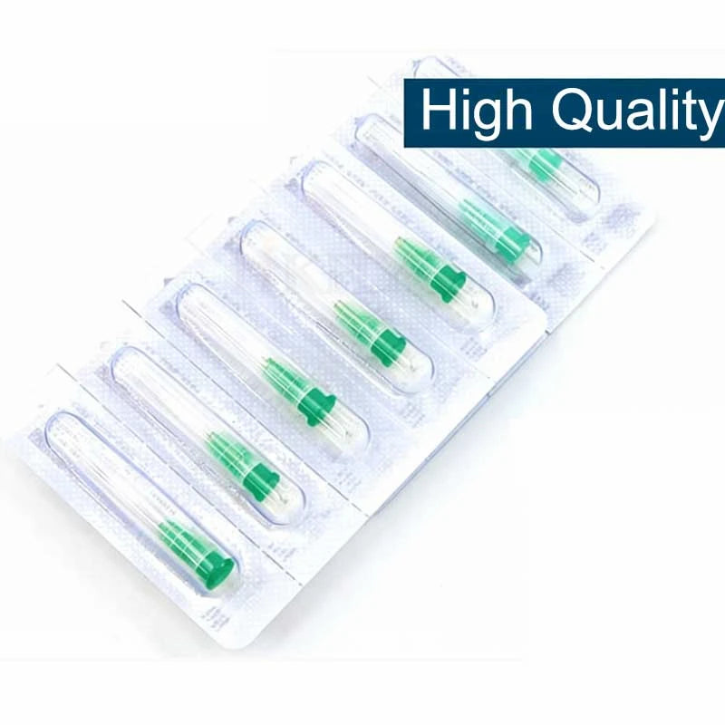 30G 13MM 32G 34G 4MM Disposable Painless Small Needle Irrigator Teeth Beauty Sterile Packaged Eyelid Care Tool Sharp Tip Tattoo