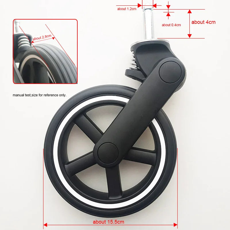 Baby Stroller Accessories For Mios 2/3 Pram Front Rear Wheel Seat Wrench Basket Cart Seat Adapter Awning Clips Cup Holder Amrest