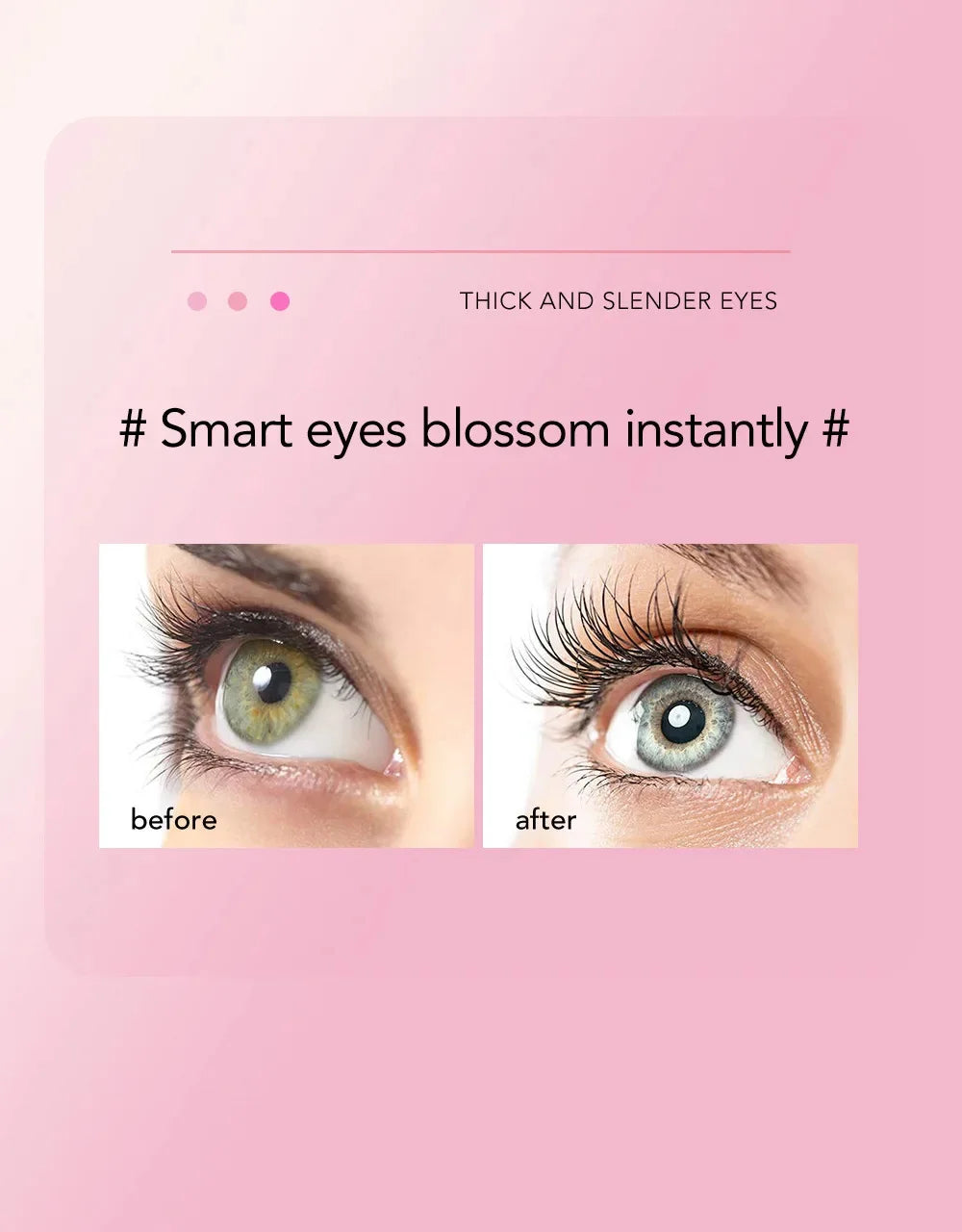 5D Waterproof Mascara Eyelashes Lengthening Long Lasting Silky Lash Black Eyelashes Extension Make Up Beauty Eye Korean Cosmetic