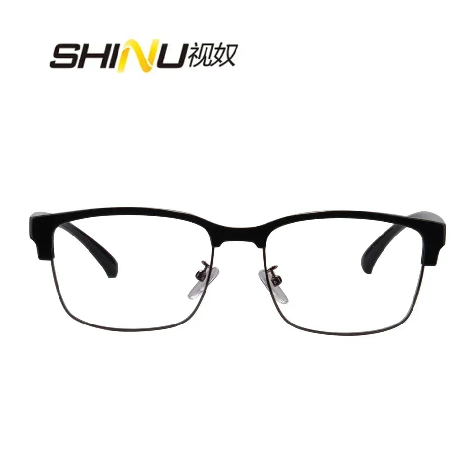 Photochromic Reading Glasses Man Intelligent Glasses Progressive Multifocal Optical Lenses Anti Blue Light Or Radiation Glasses
