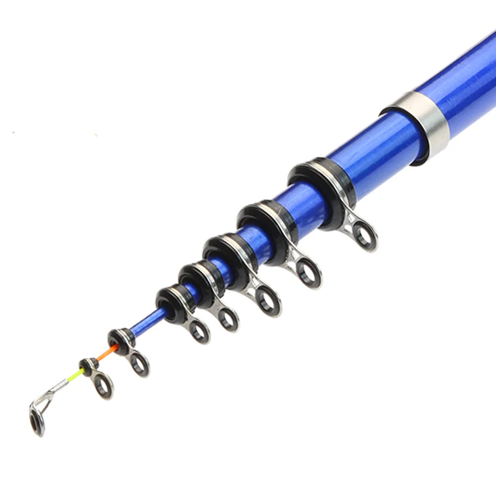 JOSBY Telescopic Rock Fishing Spinning Rod 3.0M/2.7M/2.4M/2.1M /1.8M/1.5M Portable Travel UltraLight Mini Pole Pesca