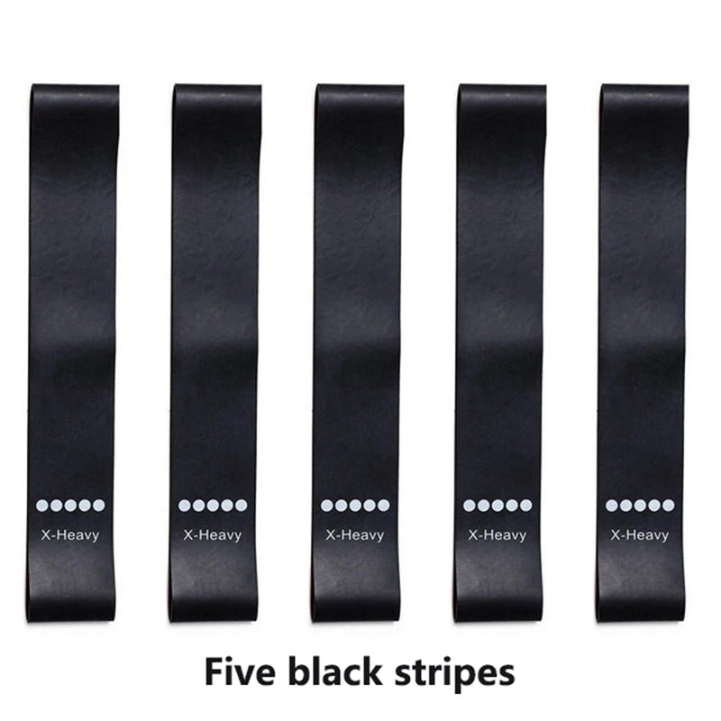 TPE Resistance Bands Fitness Set 5pcs Rubber Loop Band Strength Training Workout Expander Yoga Gym Equipment Elastic Rubber Loop
