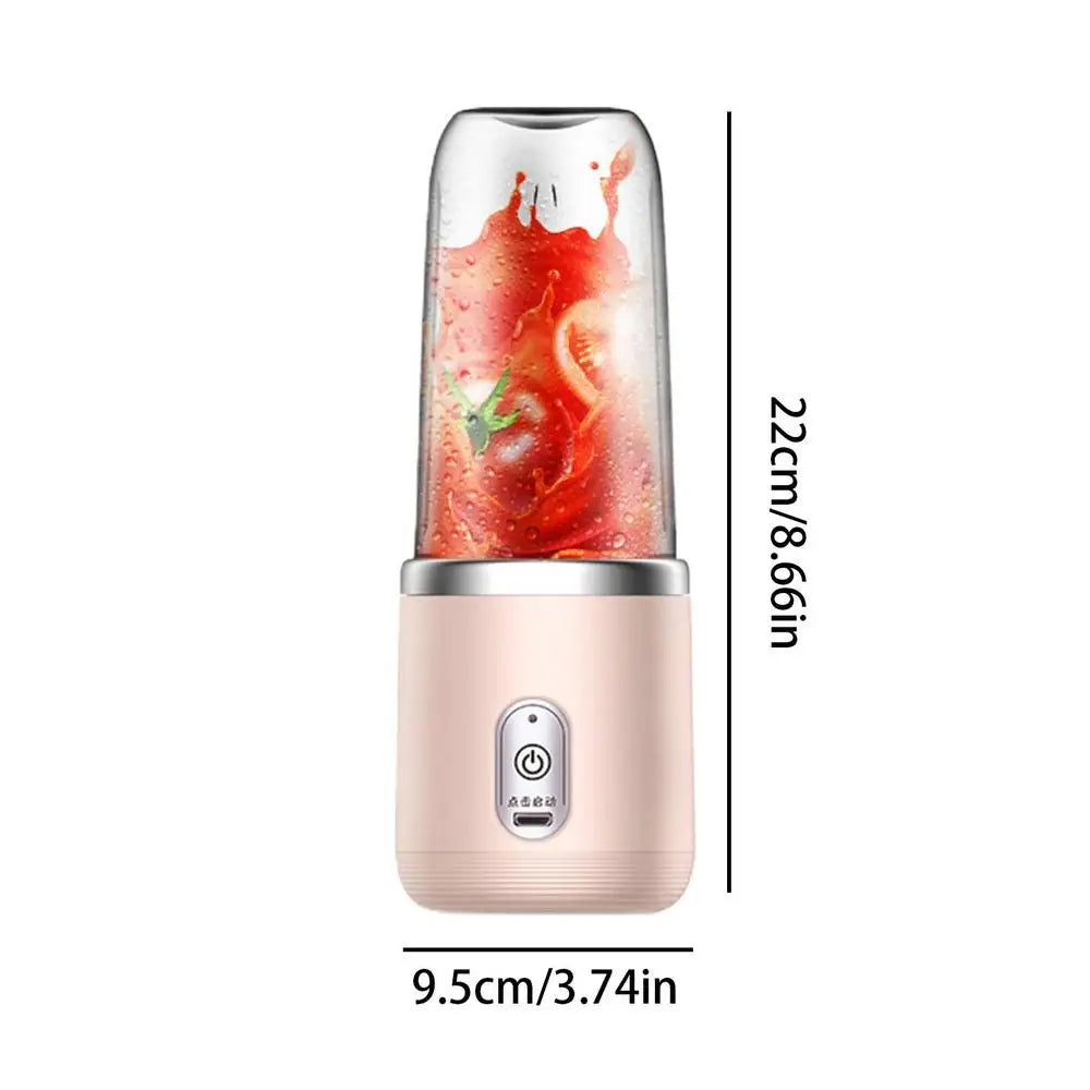 Portable Fruit Juice Blenders Summer Personal Electric Mini Bottle Home USB 6 Blades Juicer Cup Machine For Kitchen