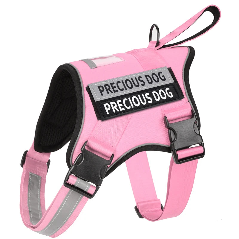 Dog Harness Reflective Breathable and Adjustable No-Pull Dog Vest Harness for Small Medium Large Dogs