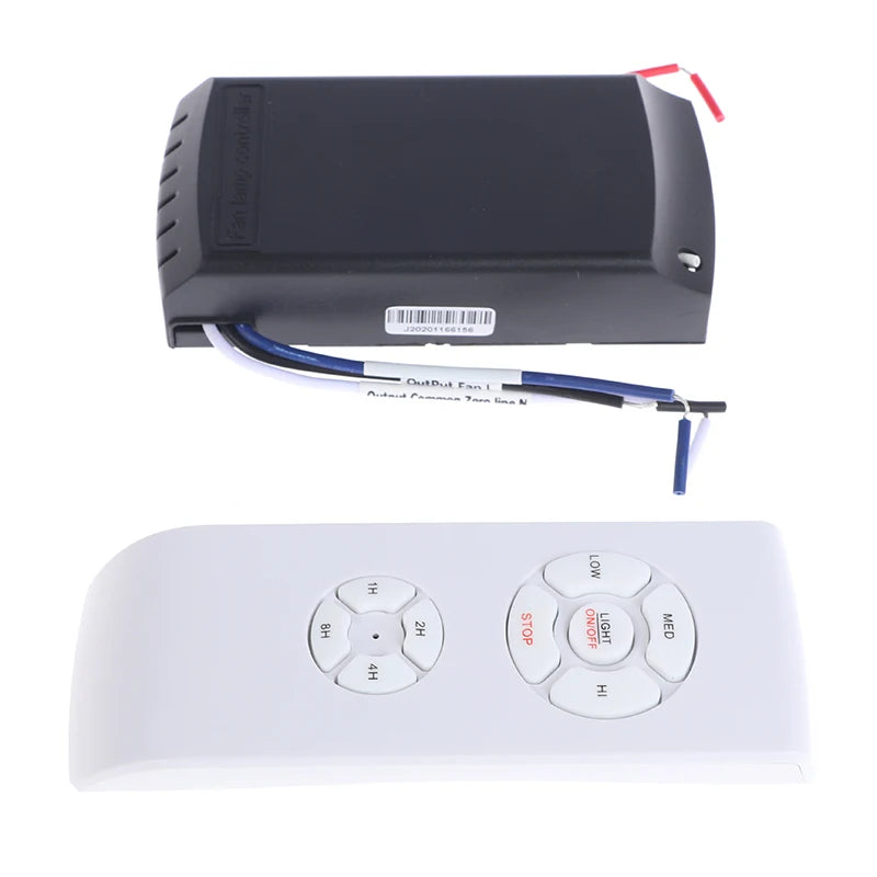 3Pcs/Set 110-240V Universal Ceiling Fan Lamp Speed Remote Control Kit Timing Wireless