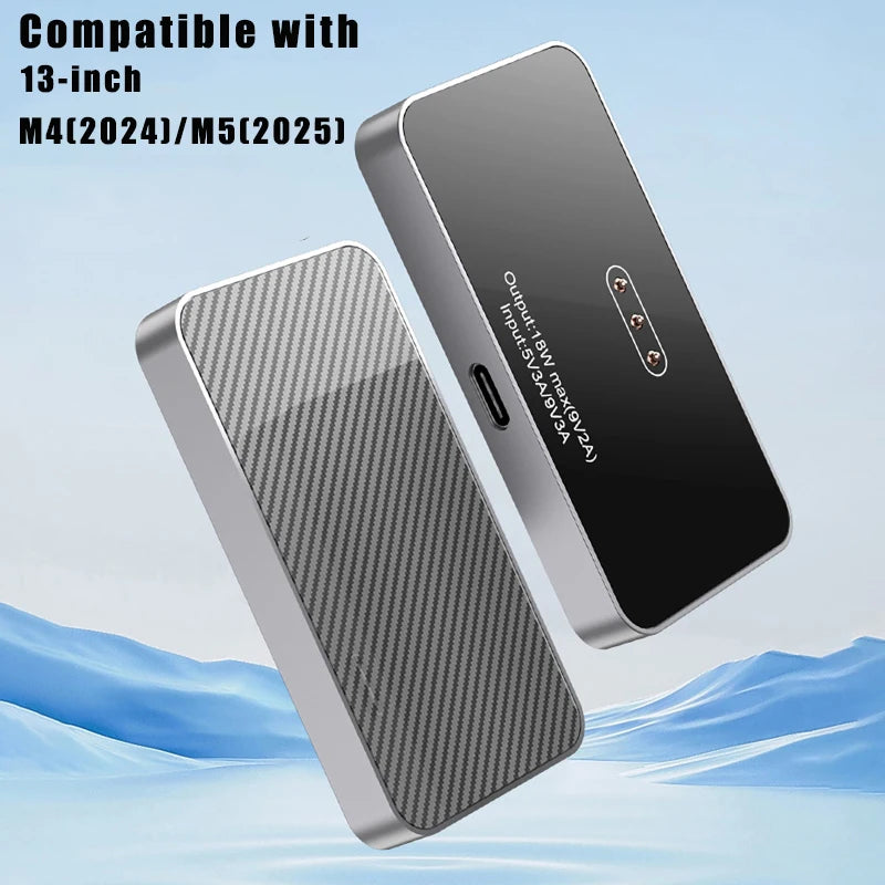 Magnetic Wireless Charger Fast Charging for iPadpro iPad Air Tablet 18W Contact 1m Cable Aluminum Alloy Magnetic Chargers Module