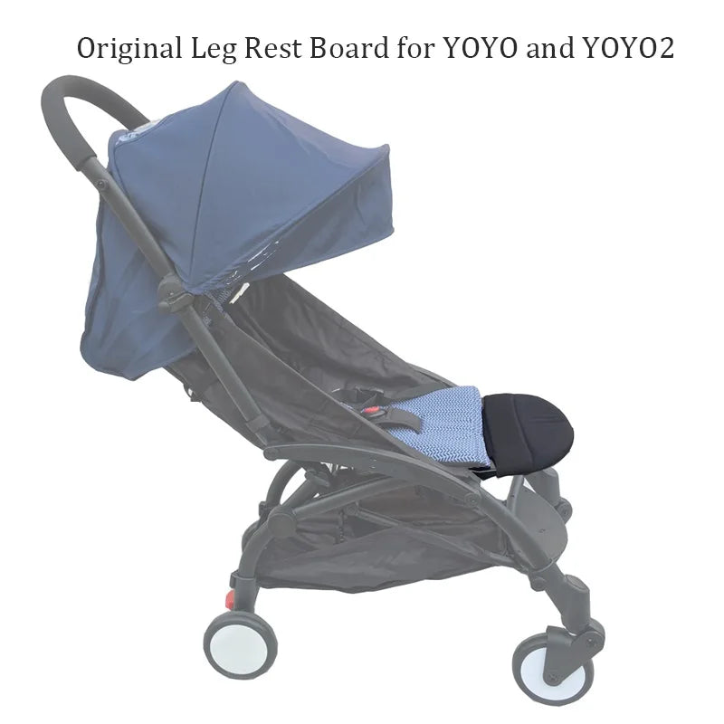 MomTan® Baby Stroller Accessories Leg Rest Boad Armrest Compatible with Babyzen YOYO2 YOYO 3 Stroller Footboard PU Bumper Bar