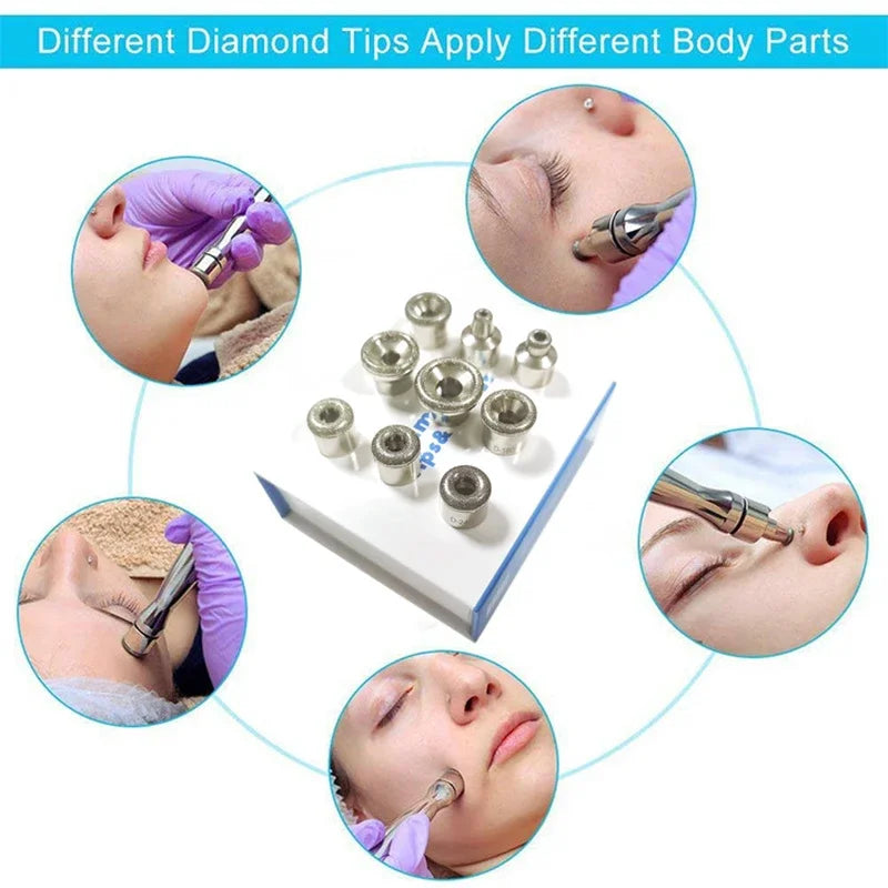 Dermabrasion Tip, Diamond Microdermabrasion Dermabrasion Replacement Beauty Tools Skin Care Diamond Dermabrasion Replacement Tip