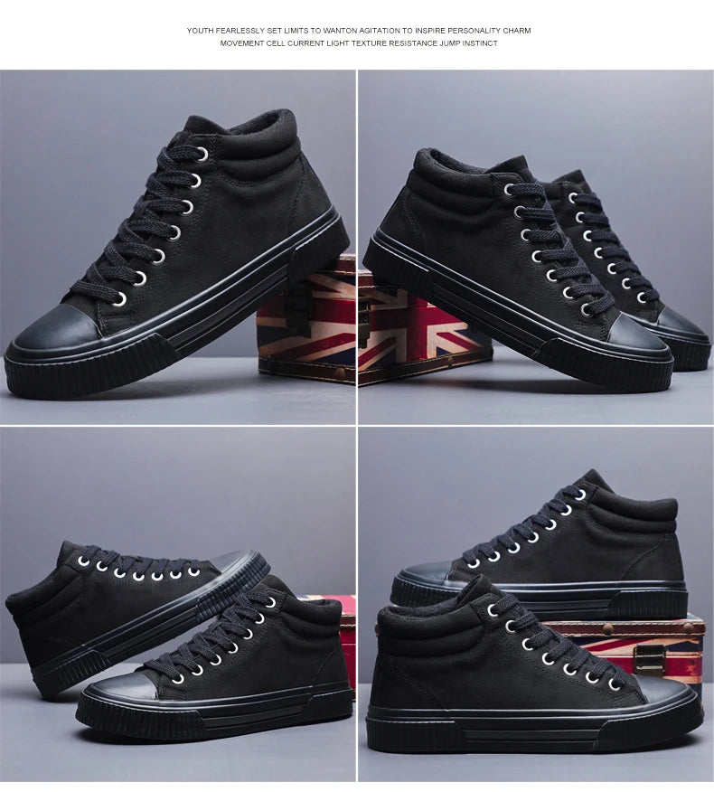 Autumn Men Casual Shoes Suede Leather Warm Shoes Male Lace-up Flats Sneakers Platform British Business Party Dress Boots SS24918