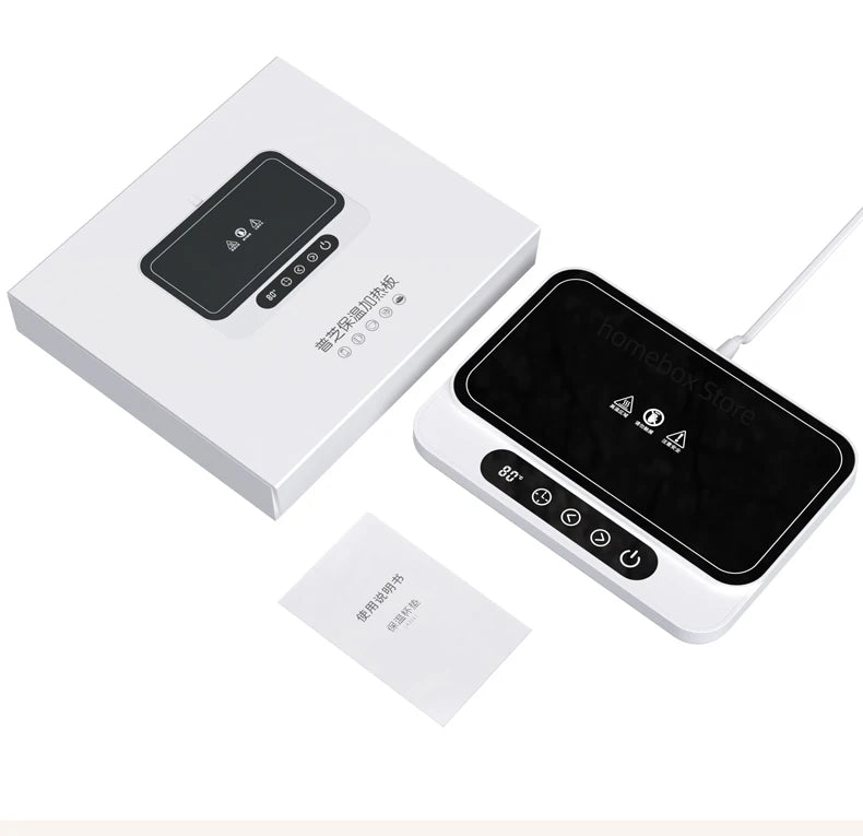 50W Mug Warmer Cup Heater Electric Hot Plate 9 Gear Temperature Warmer Coaster Heating Lunch Box Milk Coffee Home Office 220V