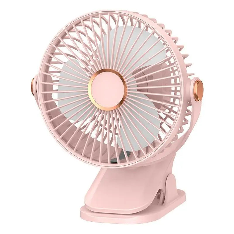 1 Set 720° Rotating Hanging Clip Fan Night Light Air Cooler USB Rechargeable Electric Fan Outdoor Camping Small Fans Ventilador