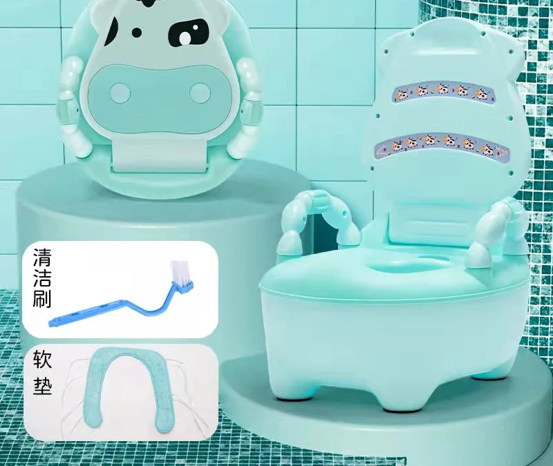 1-6 Years Old Children's Pot Cute Baby Toilet Seat Easy to Clean Baby Potty Portable Stool Boys And Girls Safe Trainer Seat WC