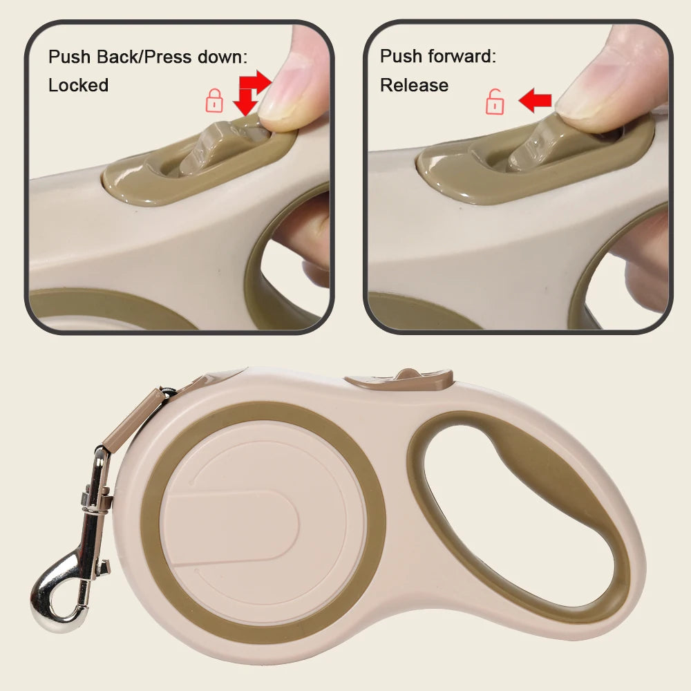 Pet Dog Leash 5m 8m 50kg Retractable Roulette Collar for Small Large Dogs Accessories Adjustable Outdoor Labrador Lead Strap