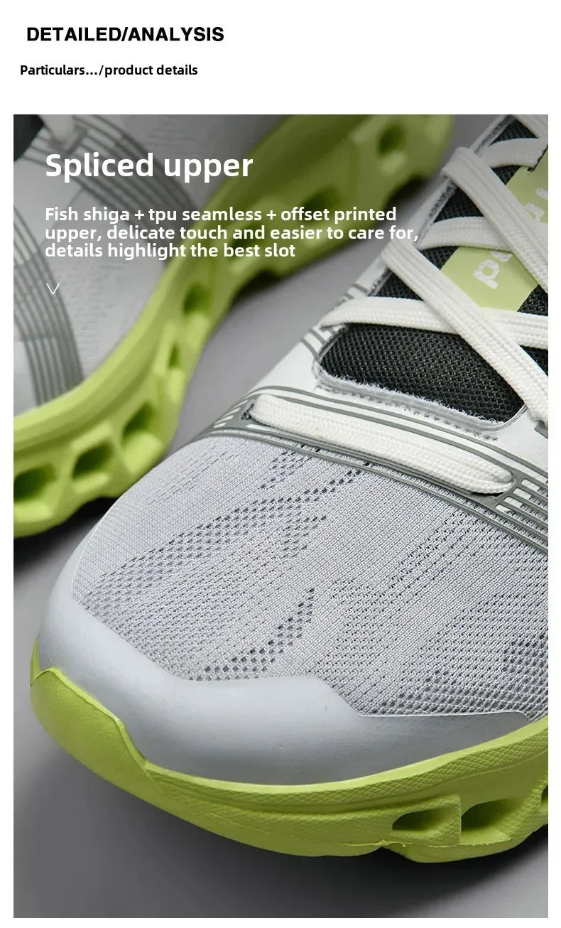 Running Sneakers Men Lightweight Breathable Wear-Resistant Soft Gym Jogging Shoes Comfort Marathon Athletic Sports Shoes for Man