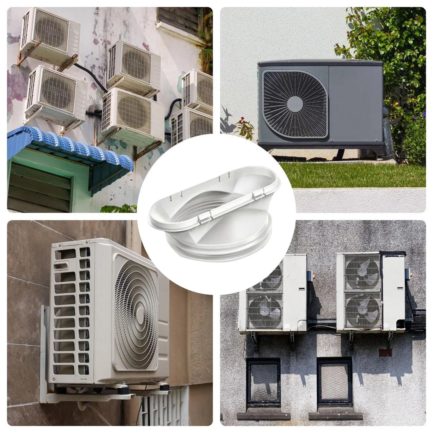 5.1/5.9" Diameter Portable AC Vent Hose Duct Outlet Mobile Air Conditioning Accessories Telescopic  Thickened Exhaust Pipe