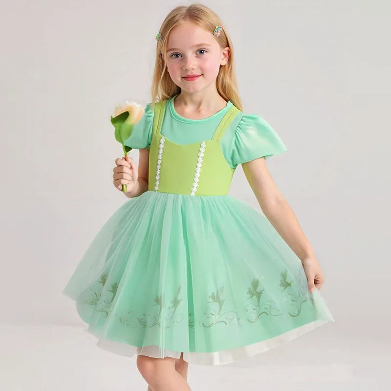 Halloween Lolita Dress Blue And White Poker Elements Princess Dress Bow Apron Baby Girls Dress Birthday Party Cosplay Costume