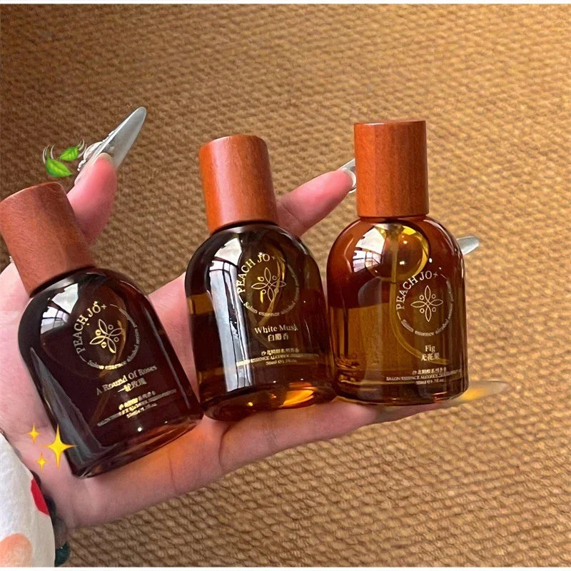 Korean Fresh Fig Sandalwood Perfume,high-end Romantic Rose Musk Woody Eau De Toilette Natural Long-lasting Fragrance Body Spray