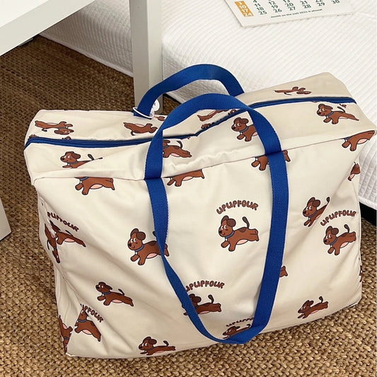 Large Capacity Quilt Storage Bag Baby Items Waterproof Mommy Travel Bag Family Clothing Diapers Organizer Cute Kids Storage Bag