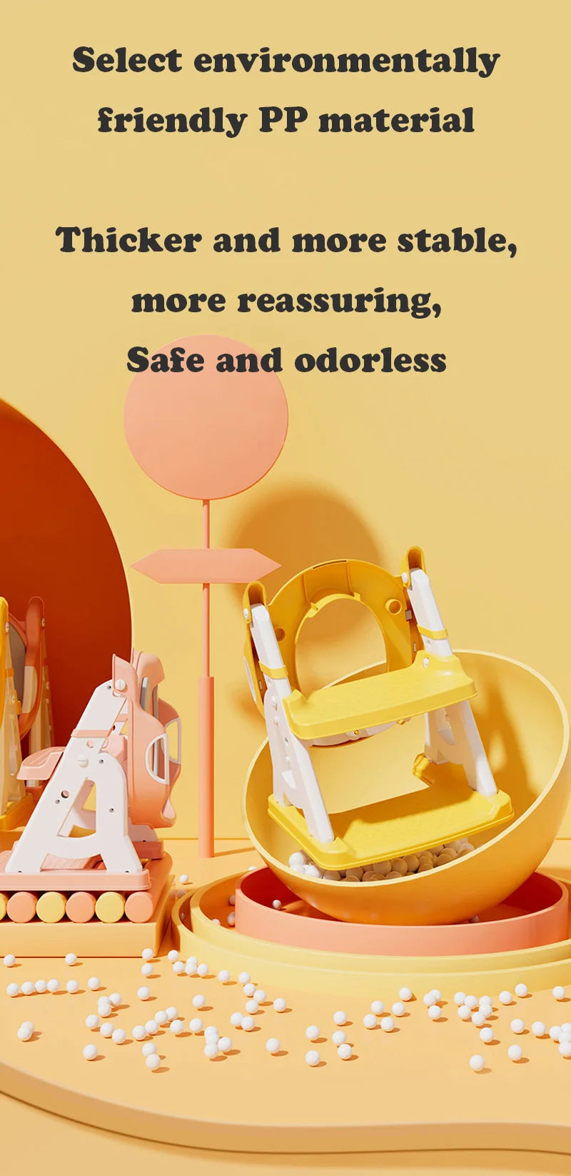 Newly Upgraded Portable Potty Child Baby Boy Potty Training Seat Step Stool Baby Potty Portable Child Urinal Baby Toilet Pot