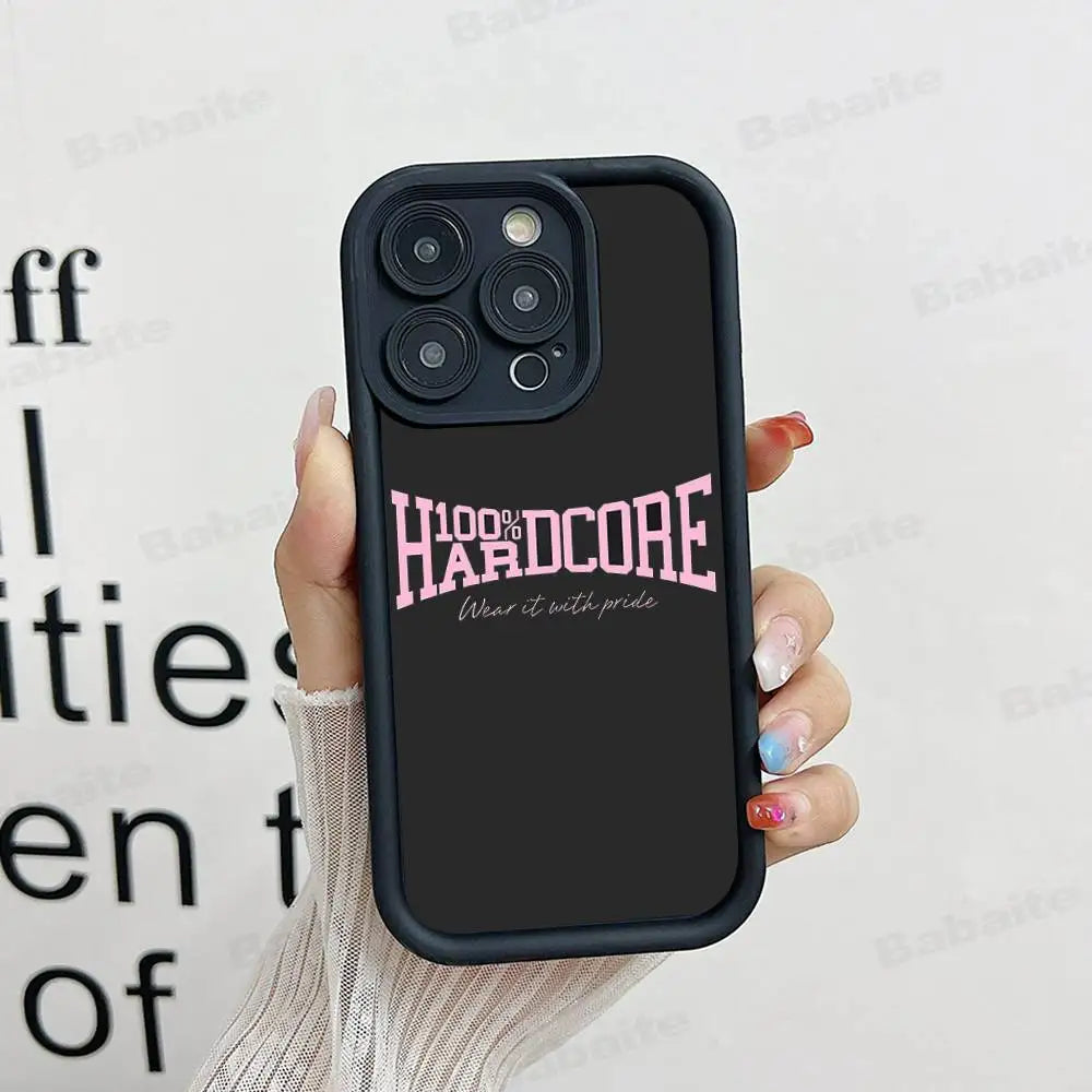 100 Hardcore Dog To The Bone Phone Case For IPhone 17 16 15 14 13 12 11 Pro Max Mini Plus Soft TPU Back Cover