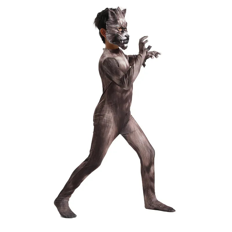 Halloween Costumes for Kids Siren Head Cosplay Bodysuit Boys Girls Anime Black Cat Character Fancy Dress Carnival Party Clothing