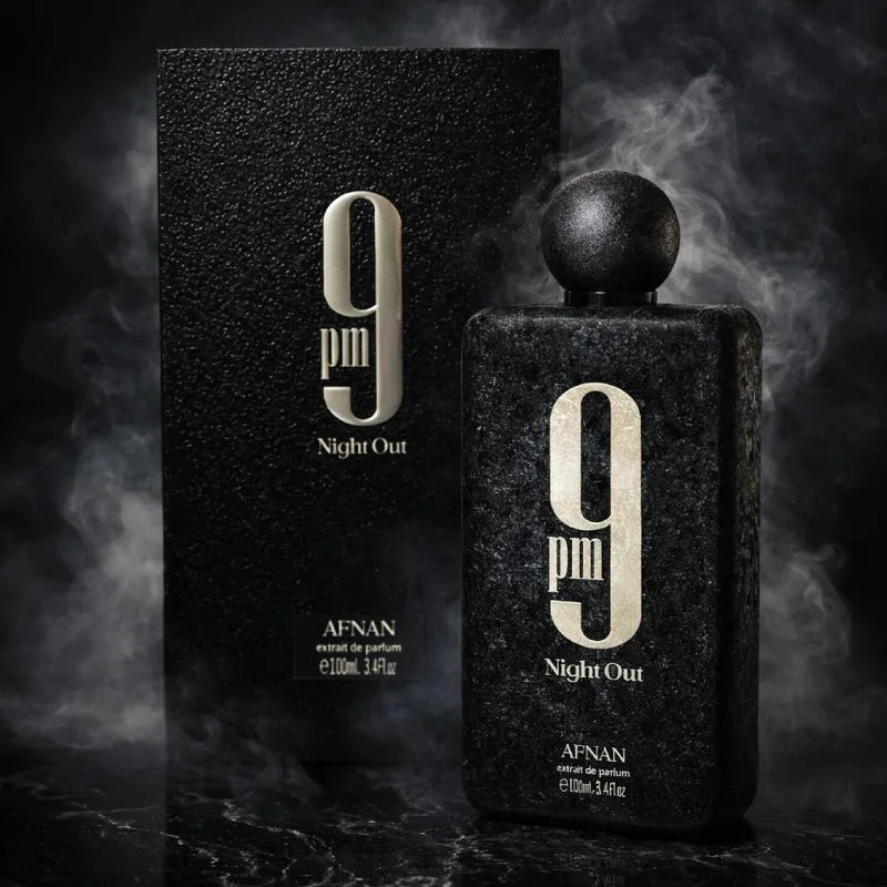 Perfumes and Colognes Perfumes Arabes Perfume Man 9PM Night Out AFNAN 9pm Woody Masculine Rich Attractive Luxury Scent 100ml